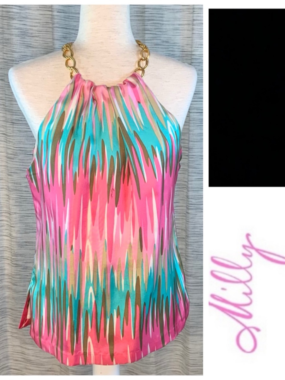 Milly multicolored halter top.